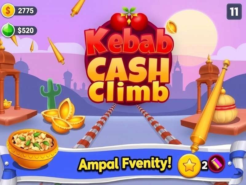 Kebab Cash Climb Gameplay Screenshot